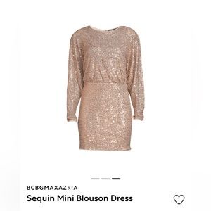 Sequin gold dress, perfect for celebration